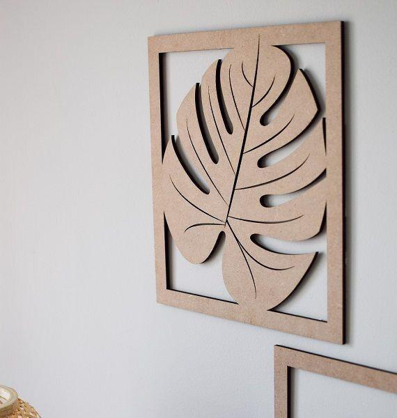 Wooden leaf frame